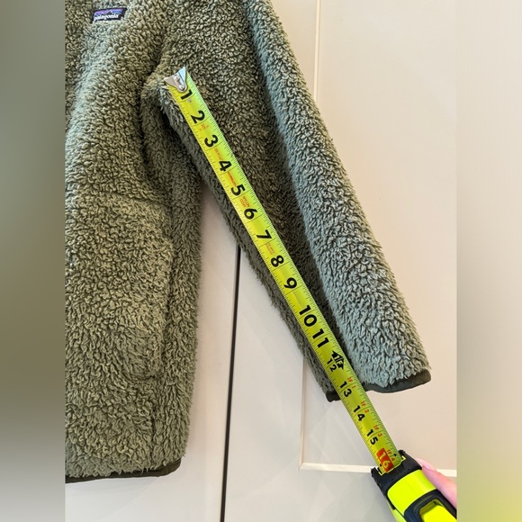 Patagonia Girls Los Gatos Fleece Cardigan Garden Green - Picture 13 of 16